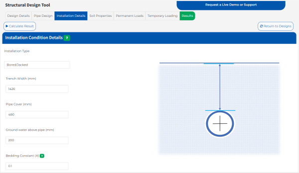 PocketEngineer structural design tool trenchless installation