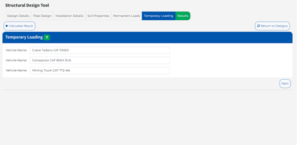 PocketEngineer structural design tool easy acess of load data